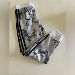 adidas Black and White Kids Sweatpants